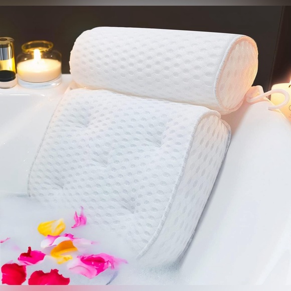 Bathtub Large Spa Pillow with 4D Air Mesh - Picture 3 of 6